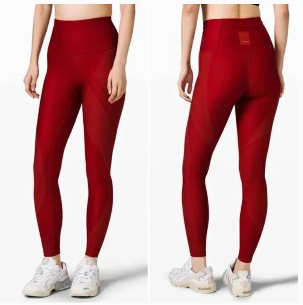 Lululemon My Element Tight lululemon x Roksanda in Caliente Red Womens Size 4